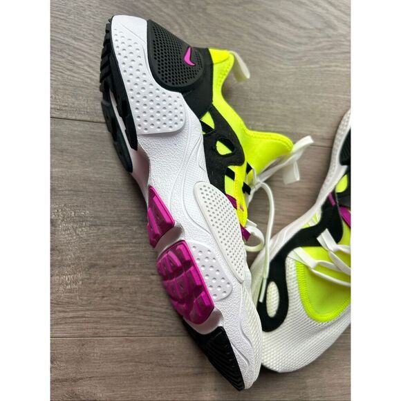 Nike Air Huarache Edge TXT Magenta Yellow Size 9.5 - excellent condition - Picture 2 of 7